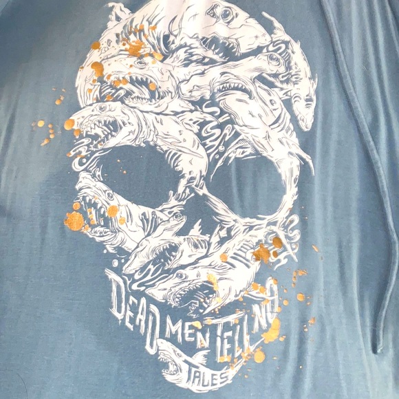 Disney Parks Long Tank Top with Ties “Dead Men Tell No Tales” - Picture 7 of 7